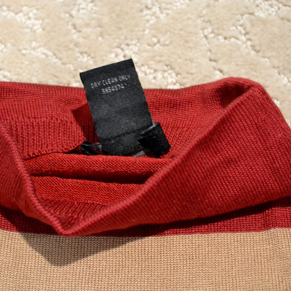 The Limited Silk Stripe Turtleneck - Picture 7 of 7